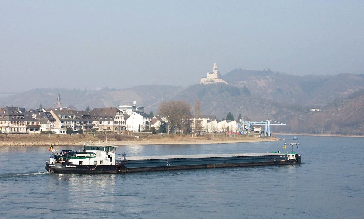The castle-lined Rhine Valley.