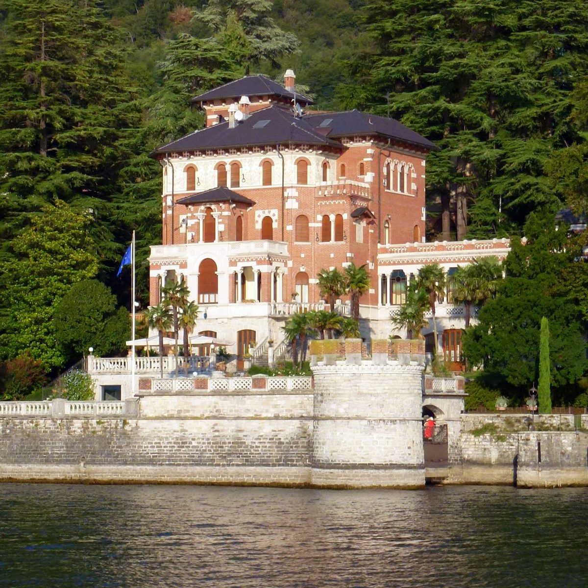 Lake Como and its lakeside villages, an hour north.