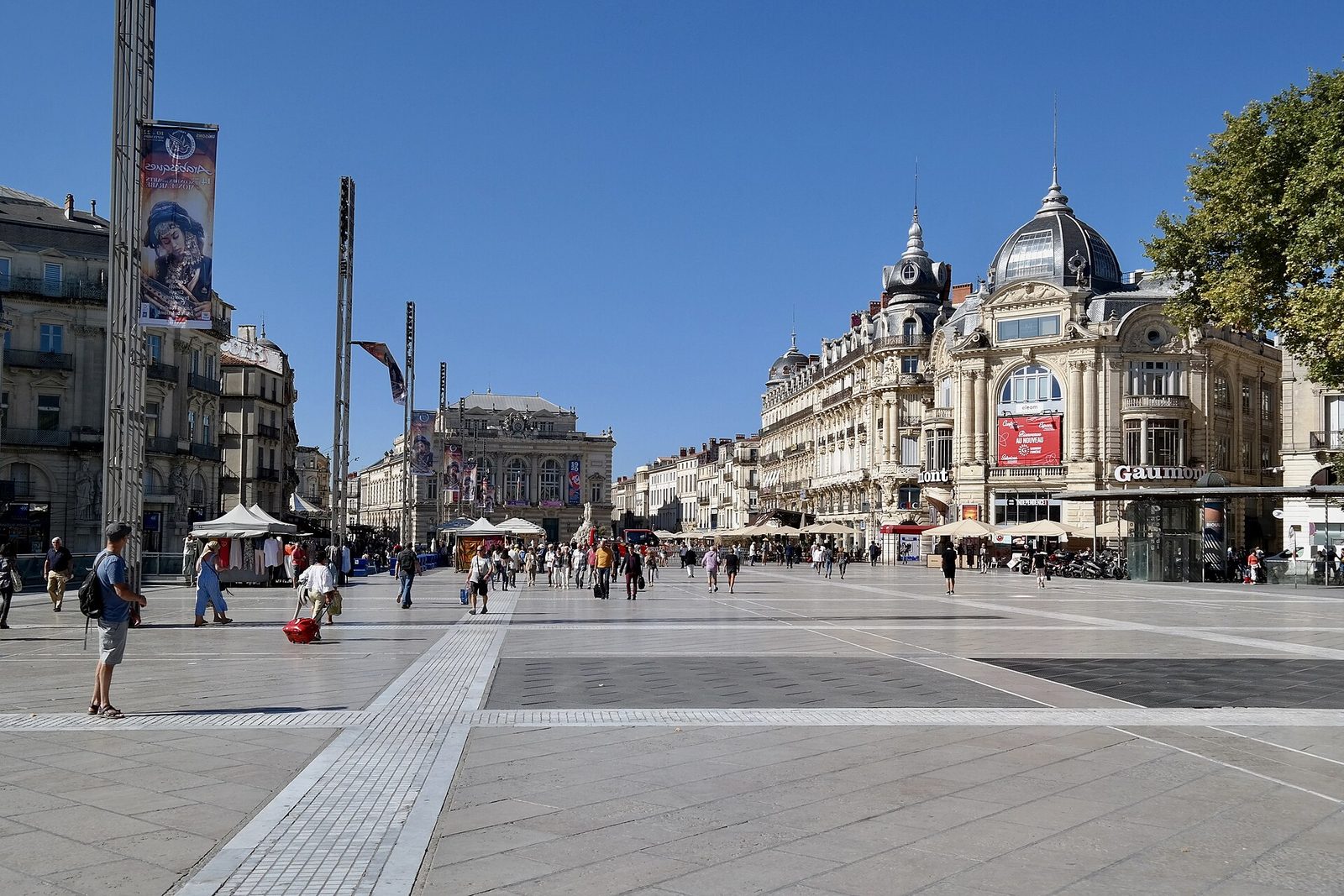Montpellier, stylish and sun-soaked: the Place de la Comédie.