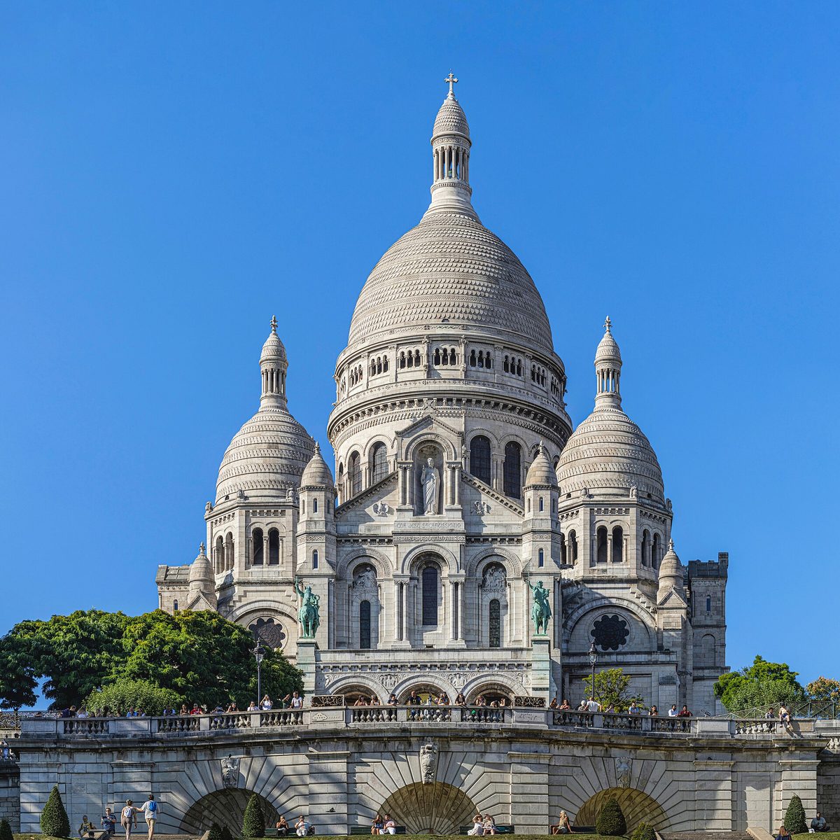 The Sacré-Cœur basilica in Montmartre.