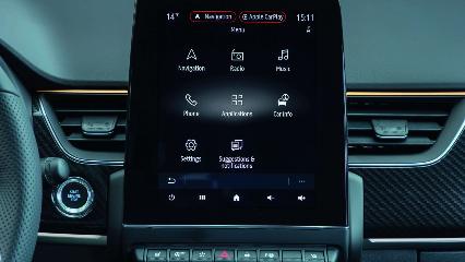 Écran tactile vertical OpenR Link de 12 pouces avec navigation Google built-in et Apple CarPlay sur la console centrale