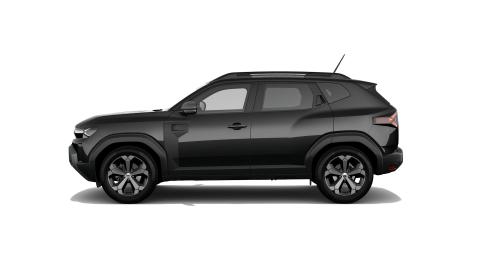 Dacia Duster III 4x4 Hybrid, left-hand side profile with roof bars